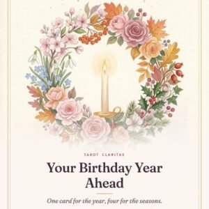 Your Birthday Year Ahead — Tarot Claritas report cover