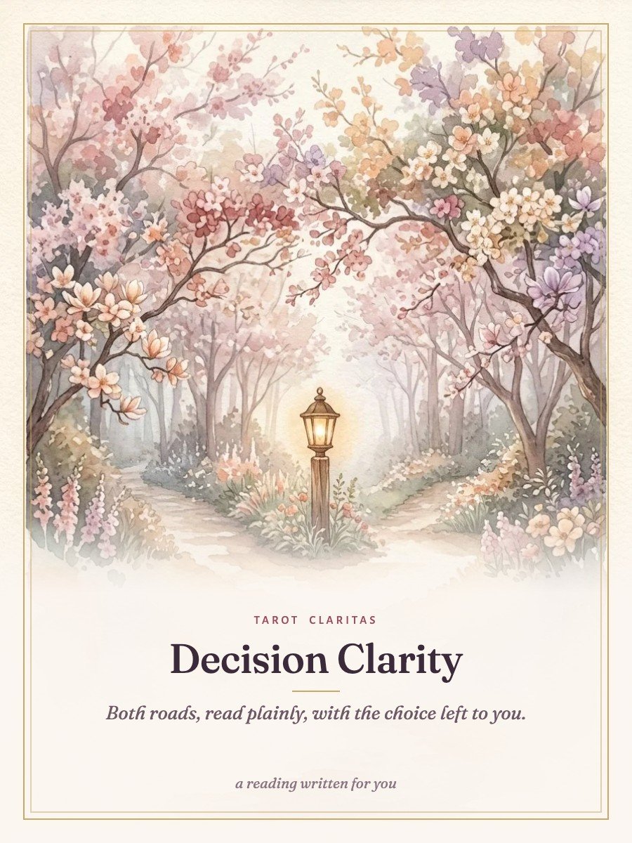 Decision Clarity — Tarot Claritas report cover